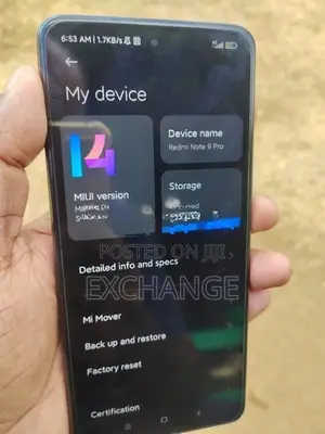 Xiaomi Redmi Note 9 Pro 5g (Used)