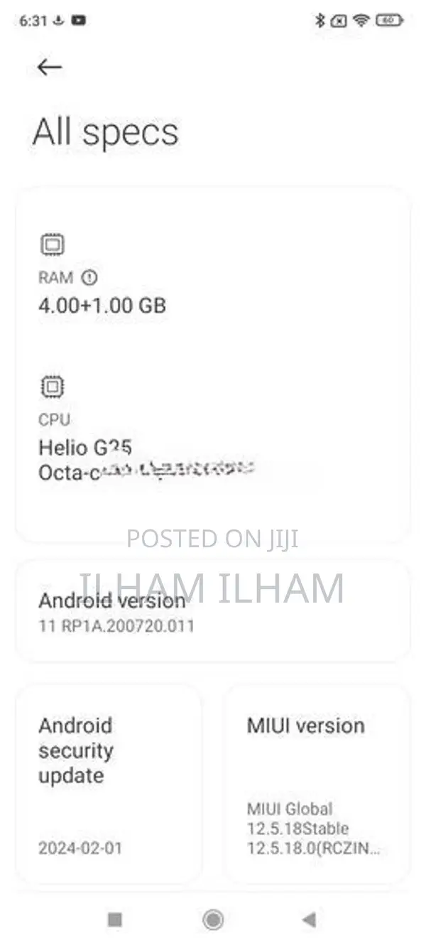 Xiaomi Redmi 10A (Used)