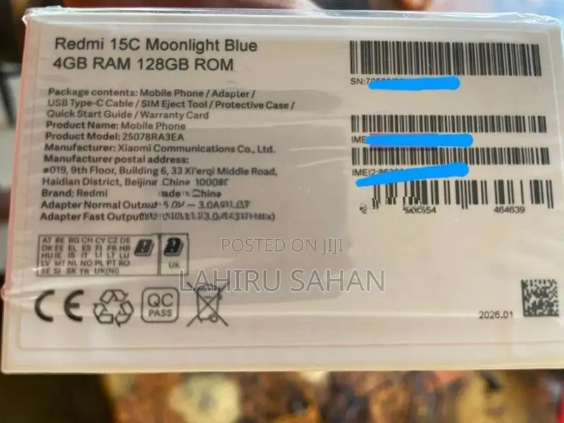 Xiaomi Redmi 15C Brand New (Brand New)