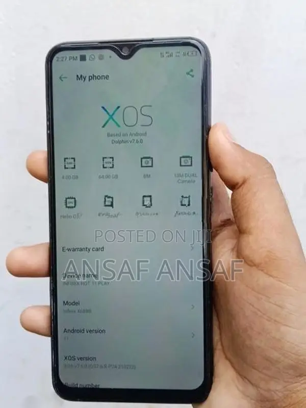 Infinix Hot 11 Play 64GB (Used)