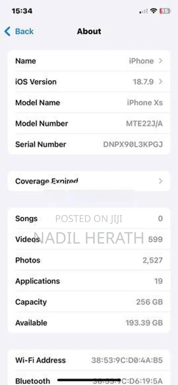Apple iPhone XS (Used)