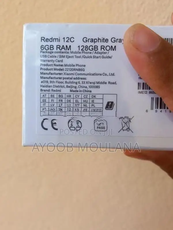 Xiaomi Redmi 12C 6BG ram (Brand New)