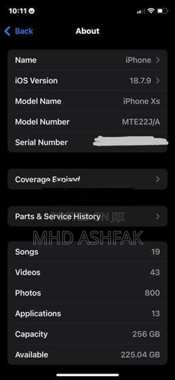 Apple iPhone XS (Used)