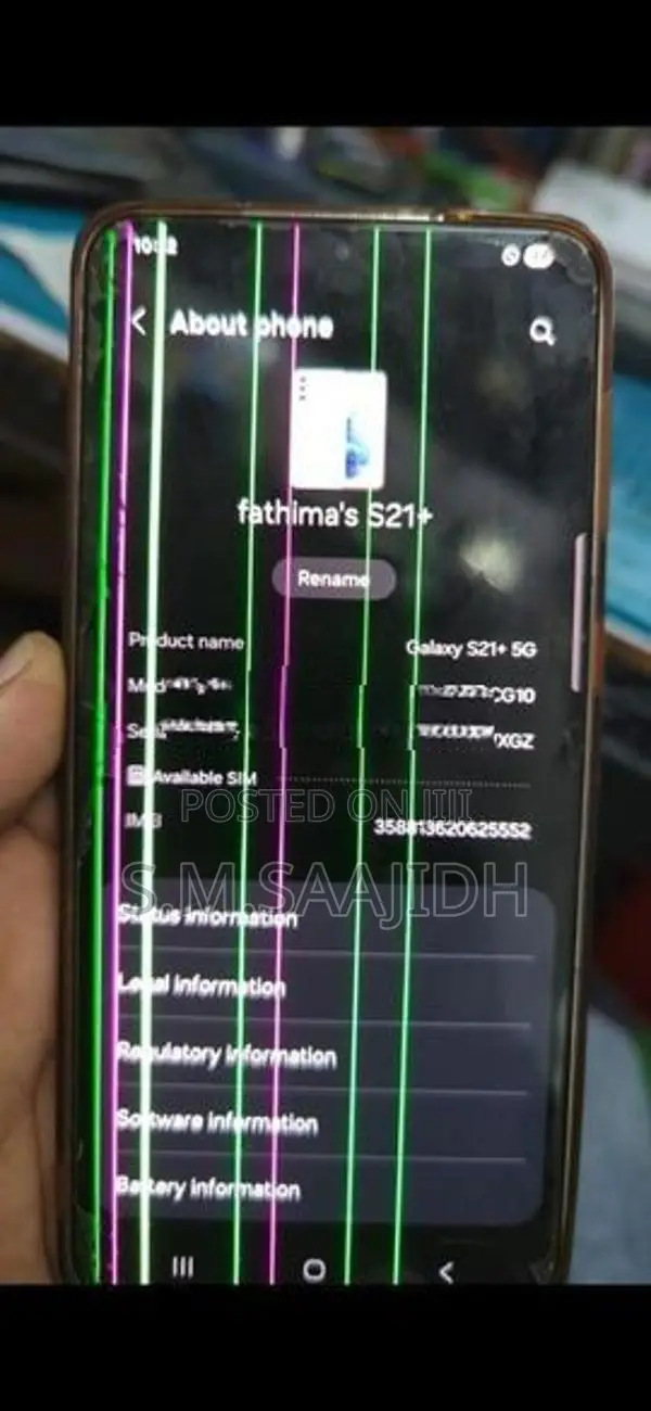 Samsung Galaxy S21 Plus Display