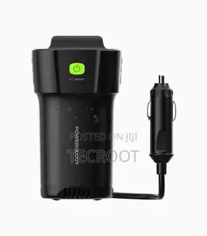 Powerlogy 150W Cup Holder Power Inverter
