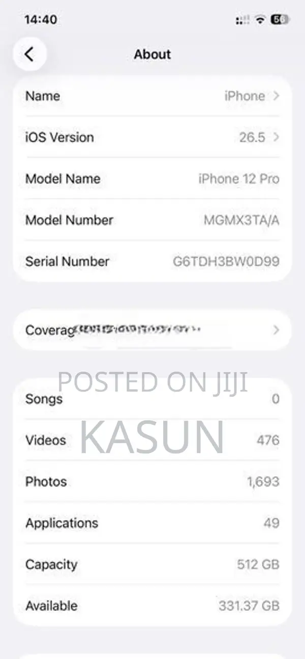 Apple iPhone 12 Pro (Used)