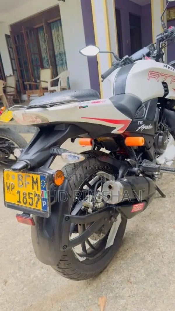 TVS Apache RTR 200 2017 Motorbike (Used)