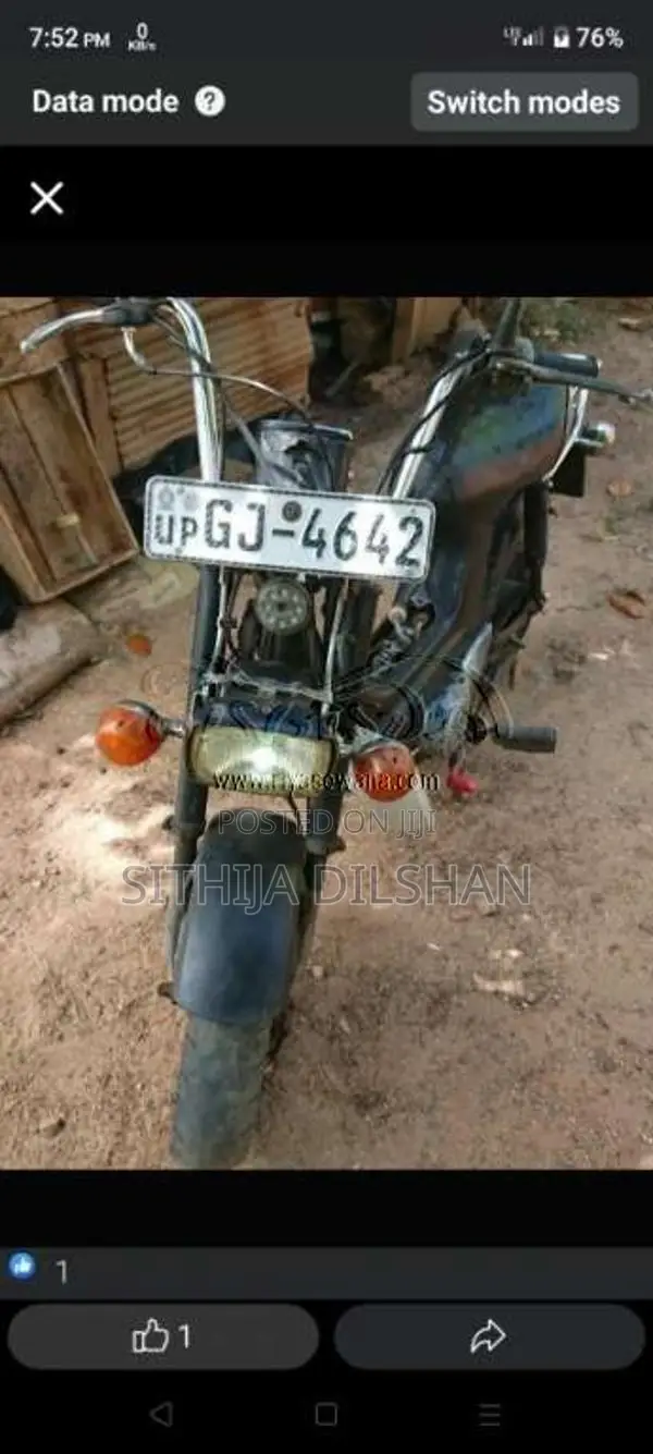 Honda Chaly 2000 Motorbike (Used)
