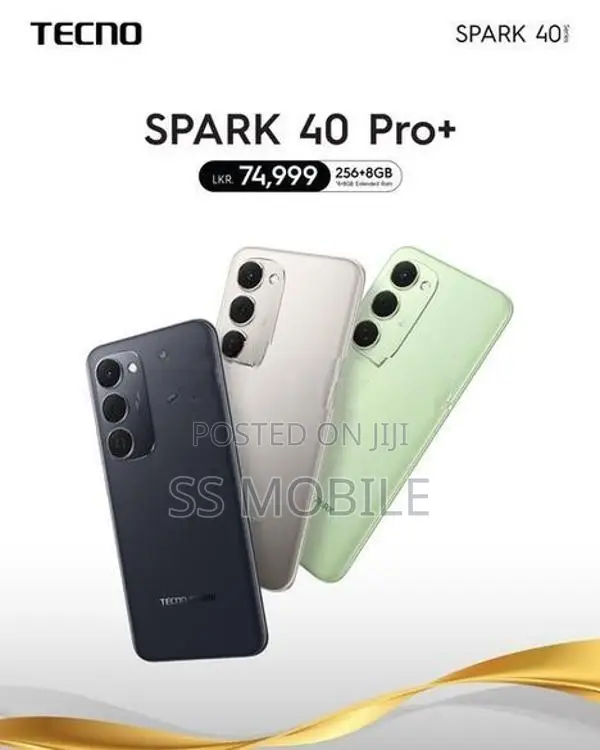 Tecno Spark 40 Pro Plus 8/256GB (Brand New)