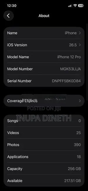 Apple iPhone 12 Pro (Used)