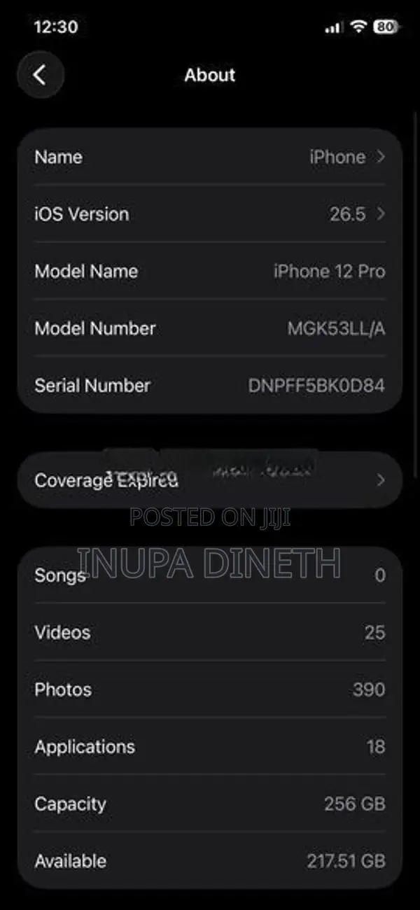 Apple iPhone 12 Pro (Used)