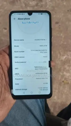 Huawei P20 huwei p20lit (Used)