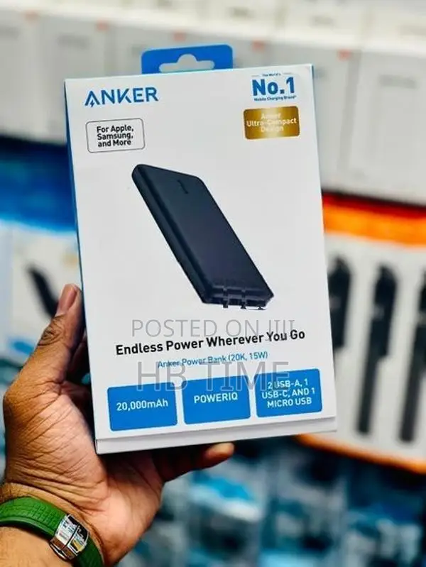 Anker 20,000mAh 15W Power Bank