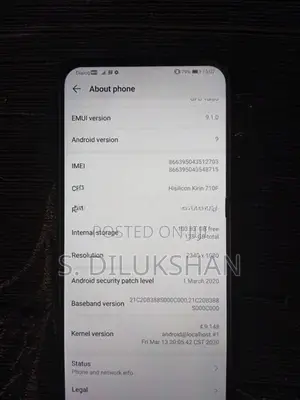 Huawei Y9 Prime (Used)