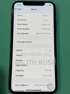 Apple iPhone XS 512GB (Used)