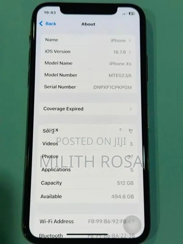 Apple iPhone XS 512GB (Used)