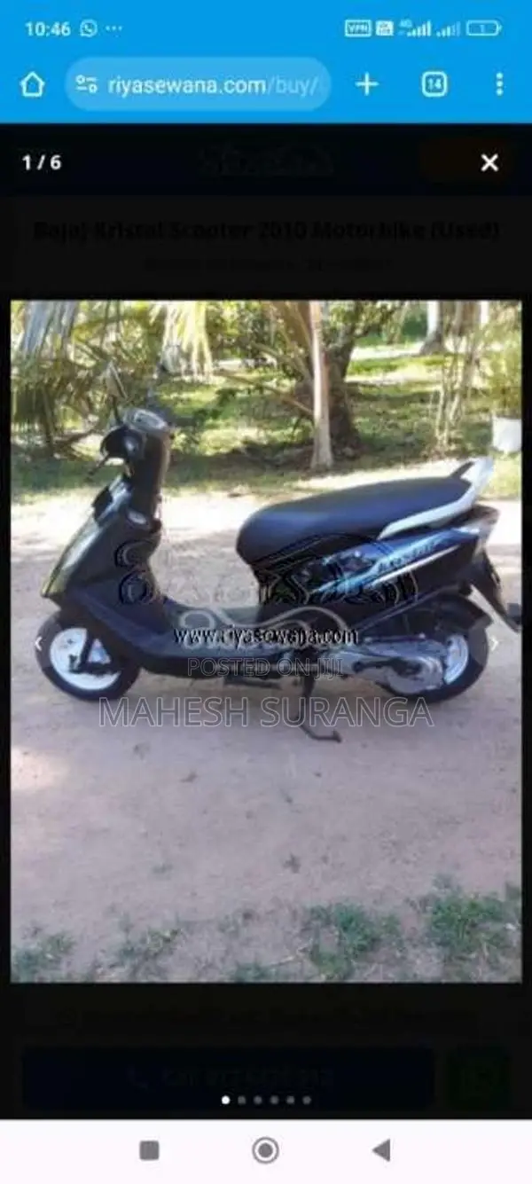 Bajaj Kristal 2009 Motorbike (Used)