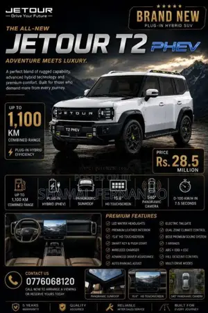 Jetour T2 2026 SUV Brand New
