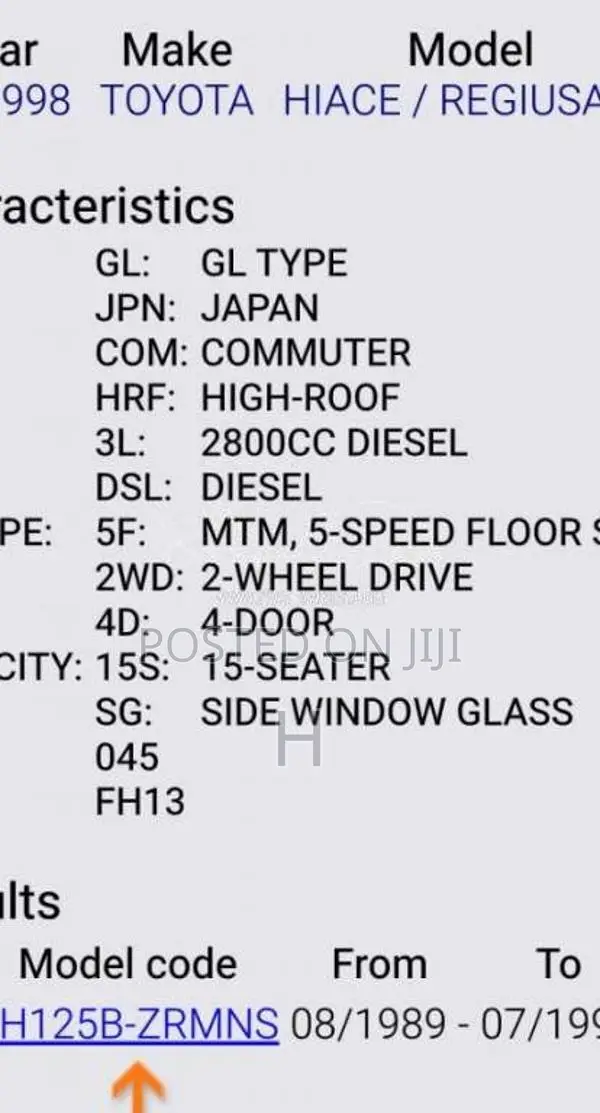 Toyota Dolphin Super Long 1998 Van (Used)