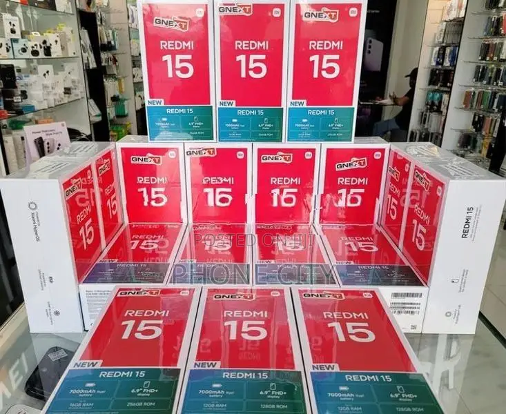 Xiaomi Redmi 15 256GB 8GBRam Black (Brand New)