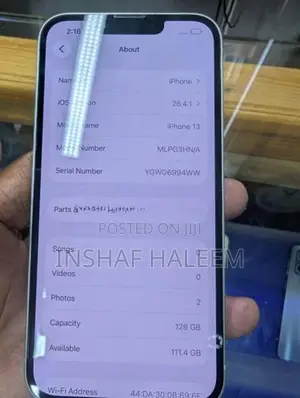Apple iPhone 13 I phone (Used)
