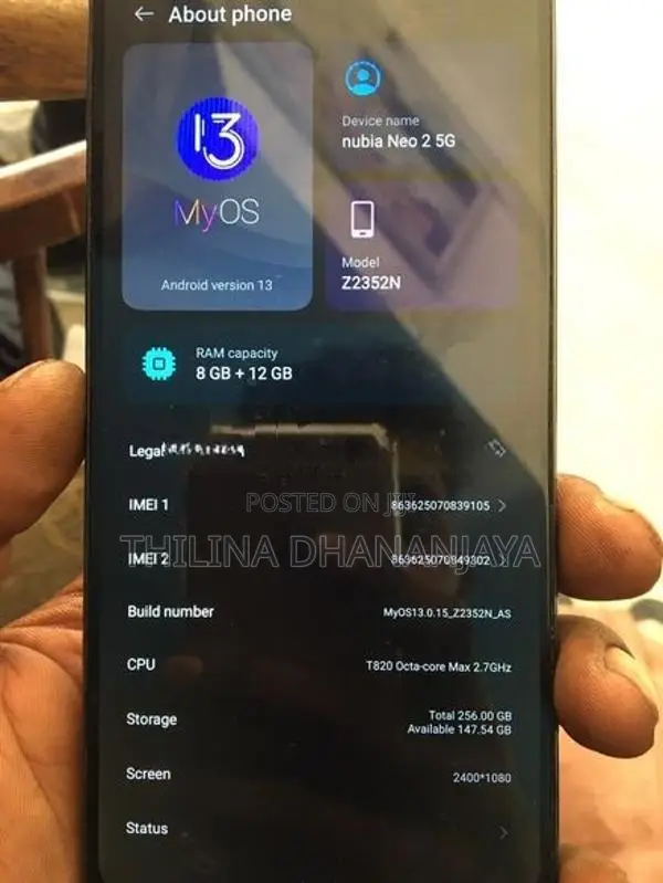 ZTE nubia Neo 2 5G (Used)