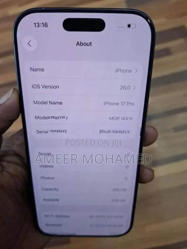 Apple iPhone 17 Pro 256GB (Used)