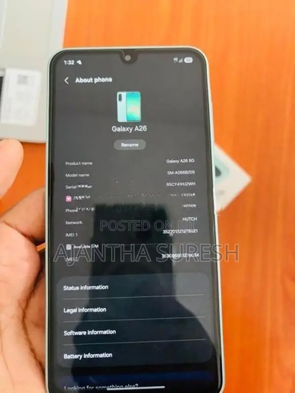 Samsung Galaxy A26 (Used)