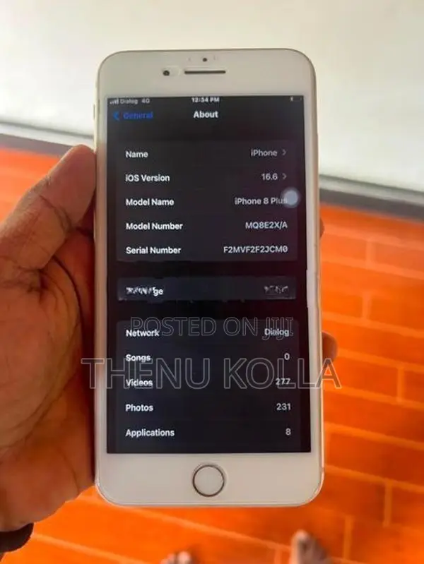 Apple iPhone 8 Plus I phone 8+ (Used)
