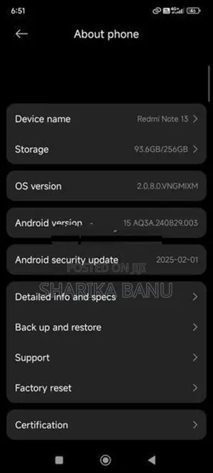 Xiaomi Redmi Note 13 (Used)