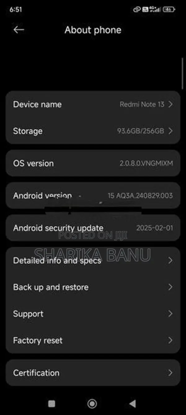 Xiaomi Redmi Note 13 (Used)