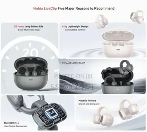 ZTE Nubia LiveClip Ear Clip Earbuds