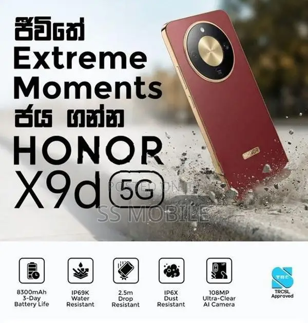 Honor X9D 5G 12GB 256GB (Brand New)
