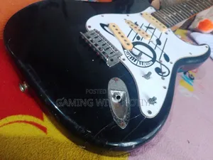 BUSKER'S Electric Lead Guitar – Black | Negotiable