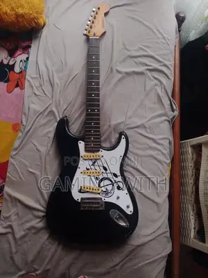 BUSKER'S Electric Lead Guitar – Black | Negotiable