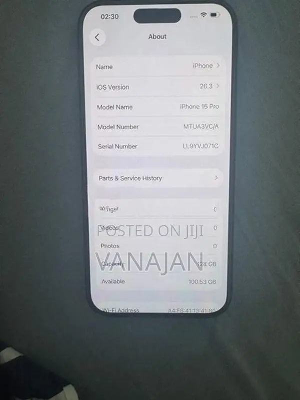 Apple iPhone 15 Pro (Used)