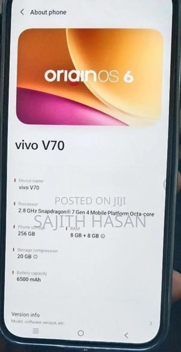 Vivo V70 (Used)