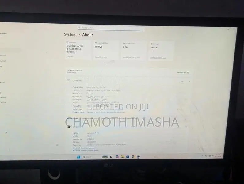 I5 6th gen Gaming PC