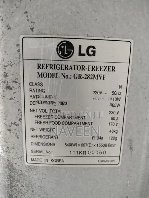 Refrigerator LG