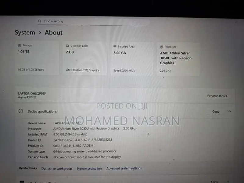 Acer Laptop Aspire 3