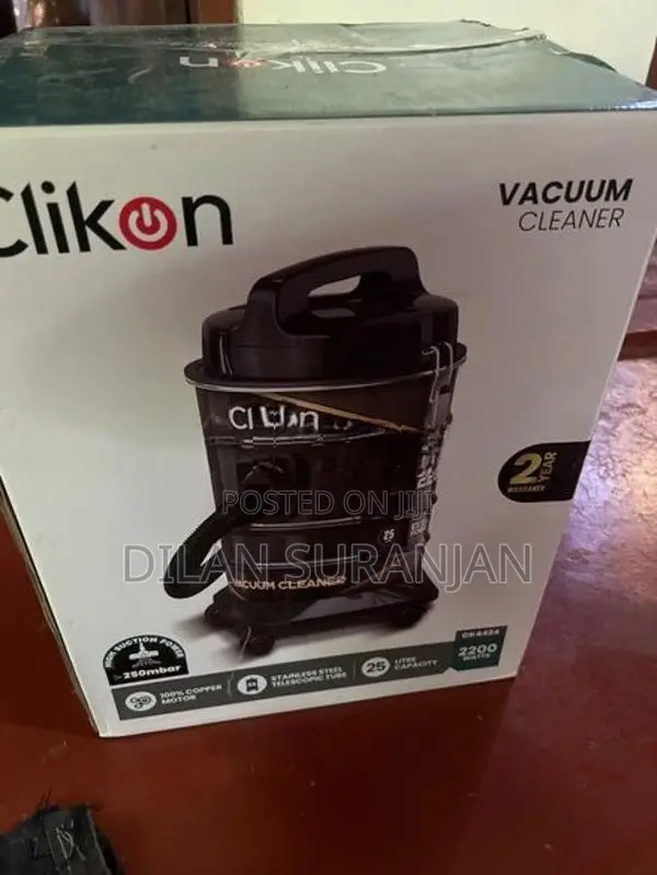 clikon 2200w 25L vacuum cleaner