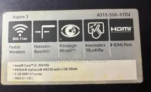 Acer i5 10gen Laptop