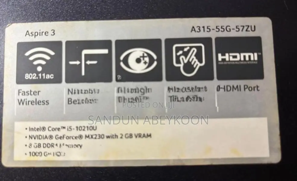 Acer i5 10gen Laptop
