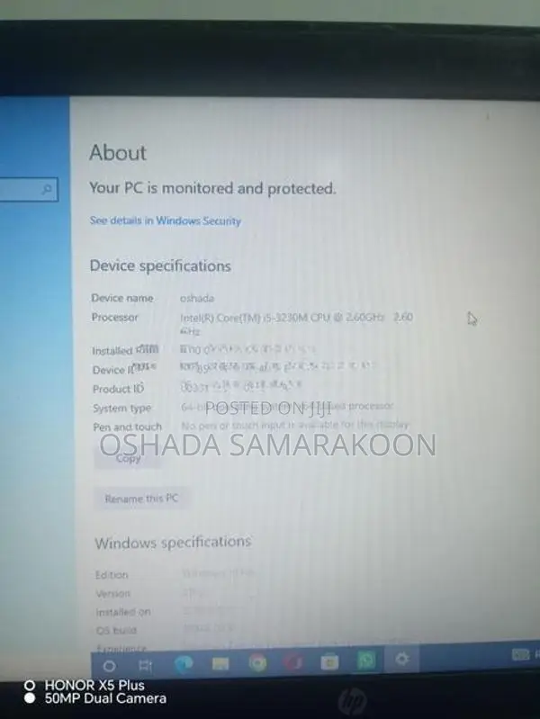 Hp I5 3 Rd Gen Laptop