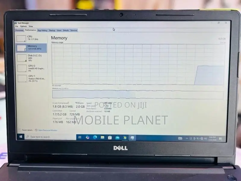 Dell Vostro 15 Intel Core I5 7TH GEN 4GB RAM 1TB HDD