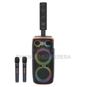 2026 New OKOP KP-8009 Outdoor Bass Speakers with Dual Mic (100)