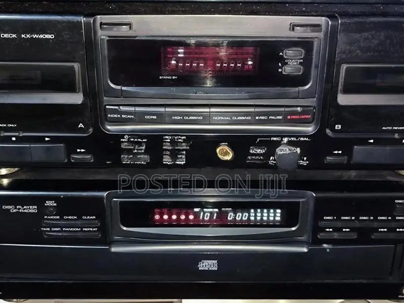 Kenwood cassette deck Tuner cd player