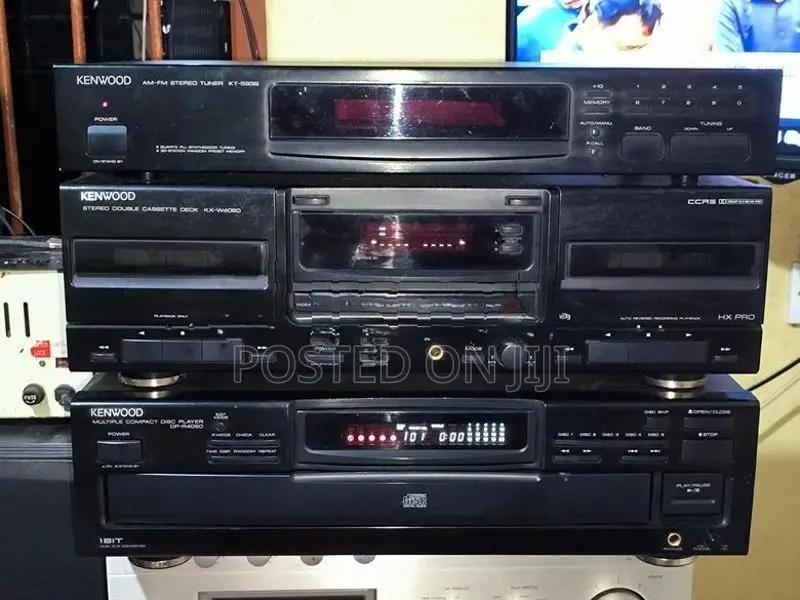Kenwood cassette deck Tuner cd player