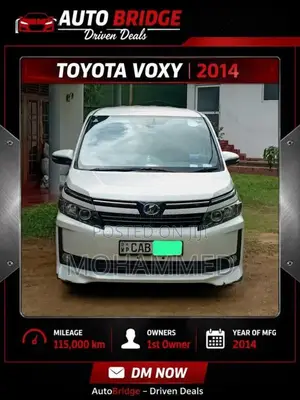Toyota Voxy 2014 Van (Used)