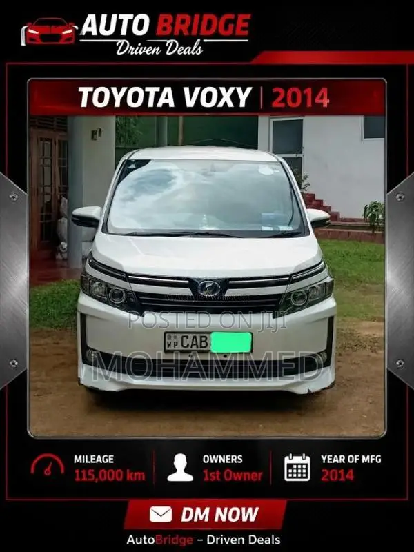 Toyota Voxy 2014 Van (Used)